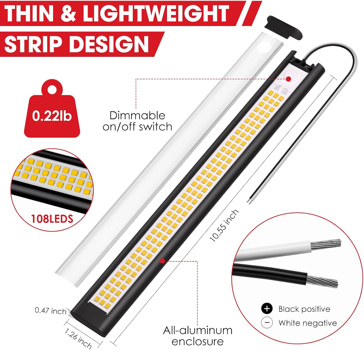 Thumbnail 3 de GZV 12V LED Lampe 26,8 cm