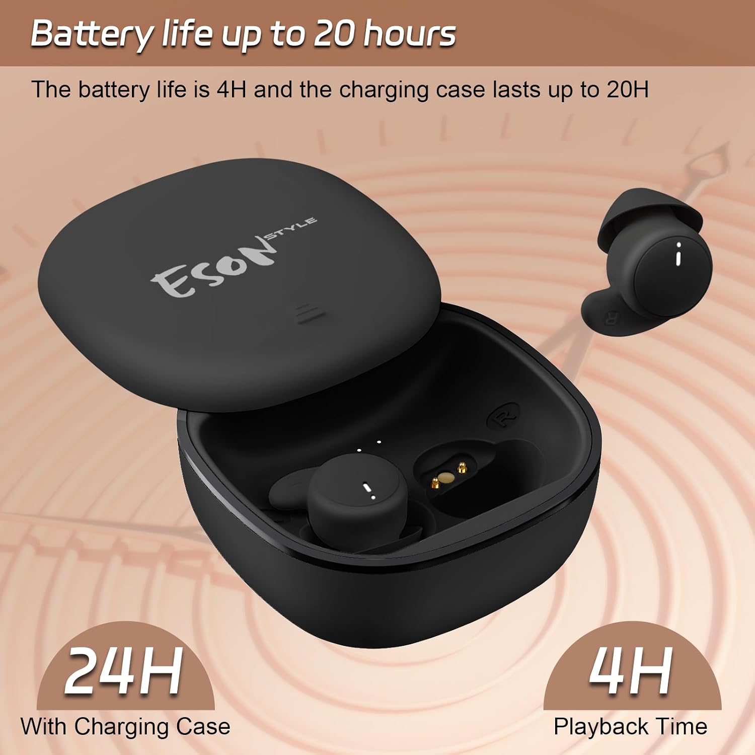Thumbnail 5 de esonstyle Invisible Sleep Headphones: Sleep Earbuds for Side Sleepers