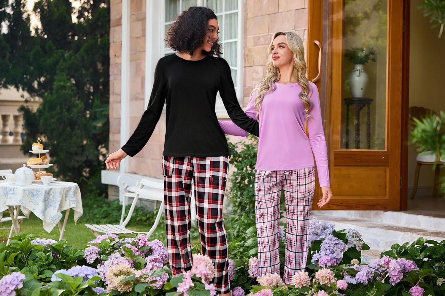 Detalle 2 de Uniexcosm Pijama Mujer Largo algodón 95% S‑XXL