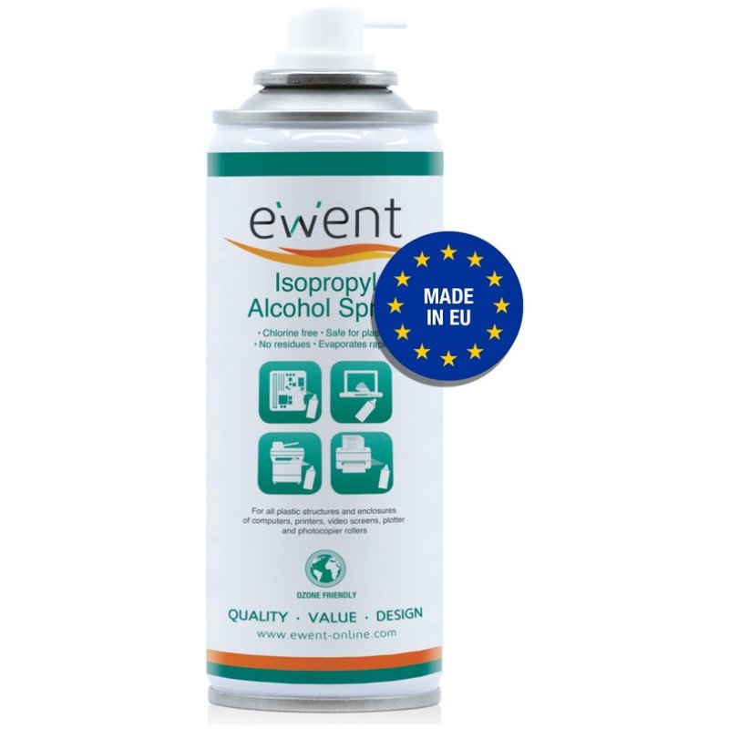 Detalle de Ewent pulverizador de alcohol isopropílico, pack de 10 unidades de 200 ml