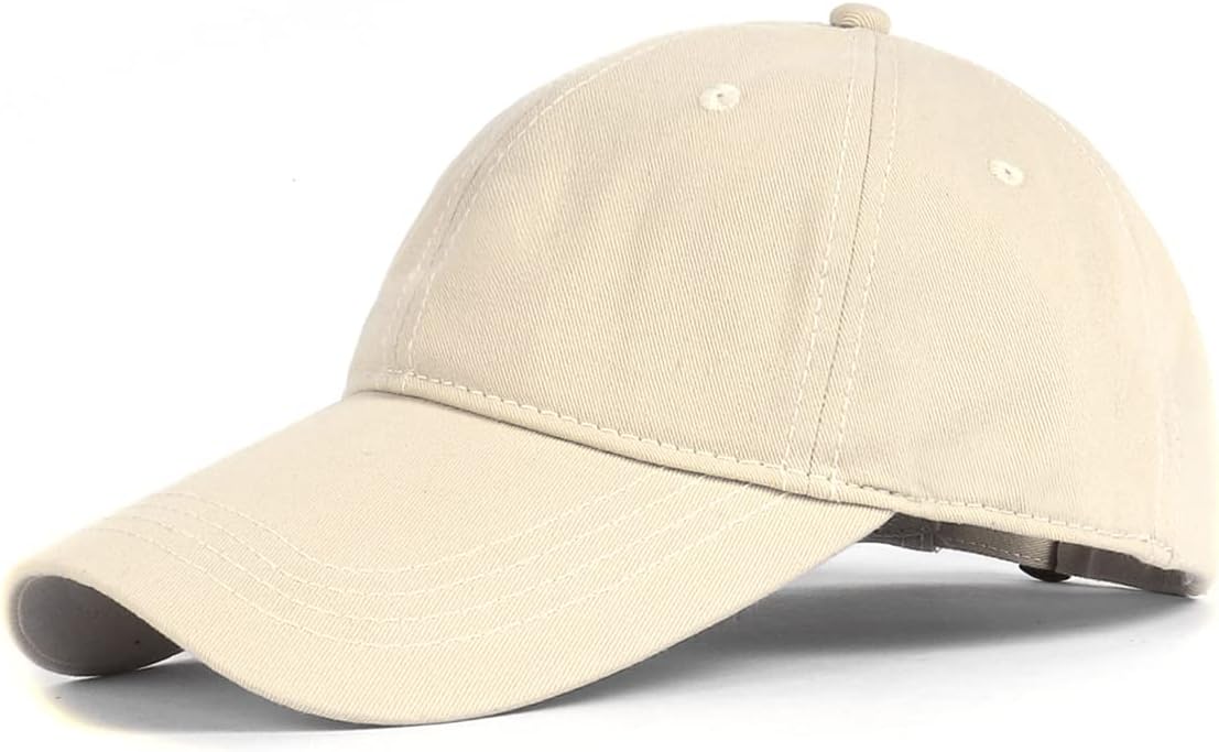 Zylioo XL/XXL Basecap – Verstellbare Baumwollkappe für große Köpfe