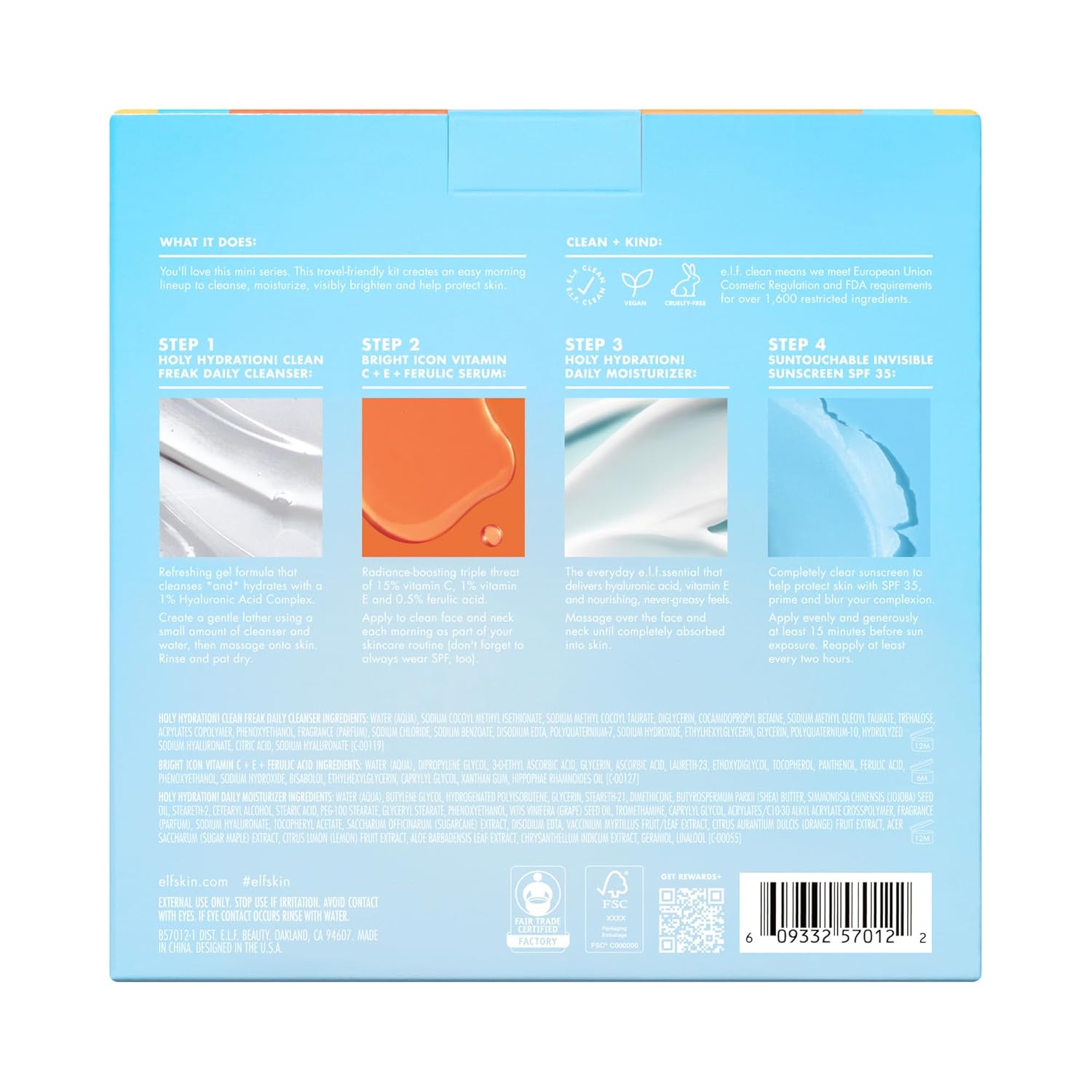Thumbnail 6 de e.l.f. SKIN Wake the e.l.f. Up Skincare Kit 4pc