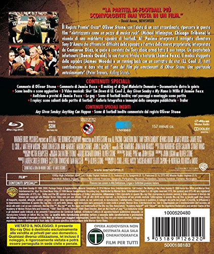 Detalle 2 de Ogni Maledetta Domenica (Special Edition 15° Anniversario) — Blu-ray Italia, Warner Bros