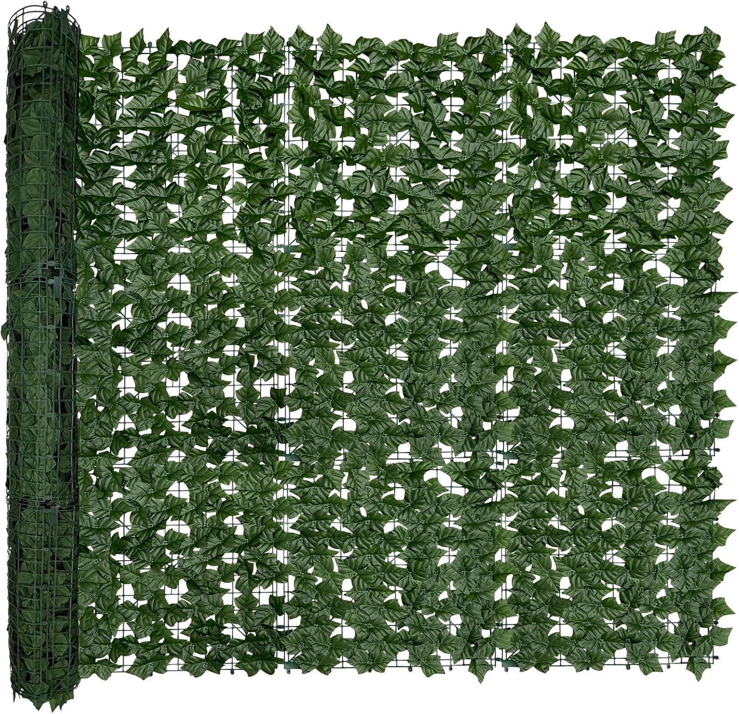 Detalle de DOPGIB Ivy Fence Artificial Ivy Privacy Screen Roll, UV-Resistant Plastic, 60" x 128