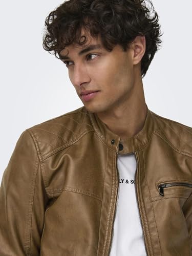 Thumbnail 6 de Only & Sons Onsal Pu Noos Otw Chaqueta Hombre 🧥 Elegante Monks Robe