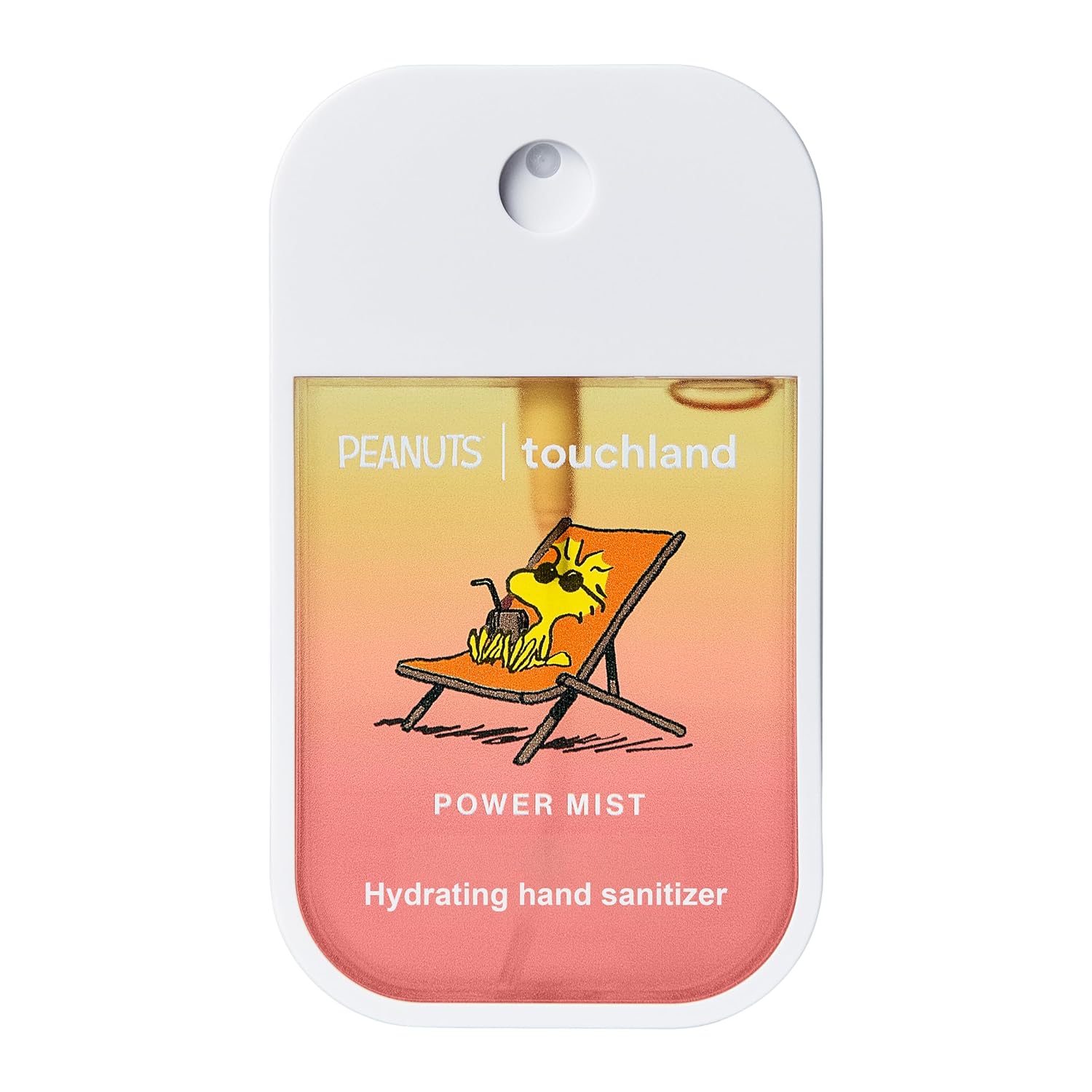 Detalle de Touchland x Peanuts Beach Coco Hand Sanitizer Spray, 1 FL OZ Micro-Mist