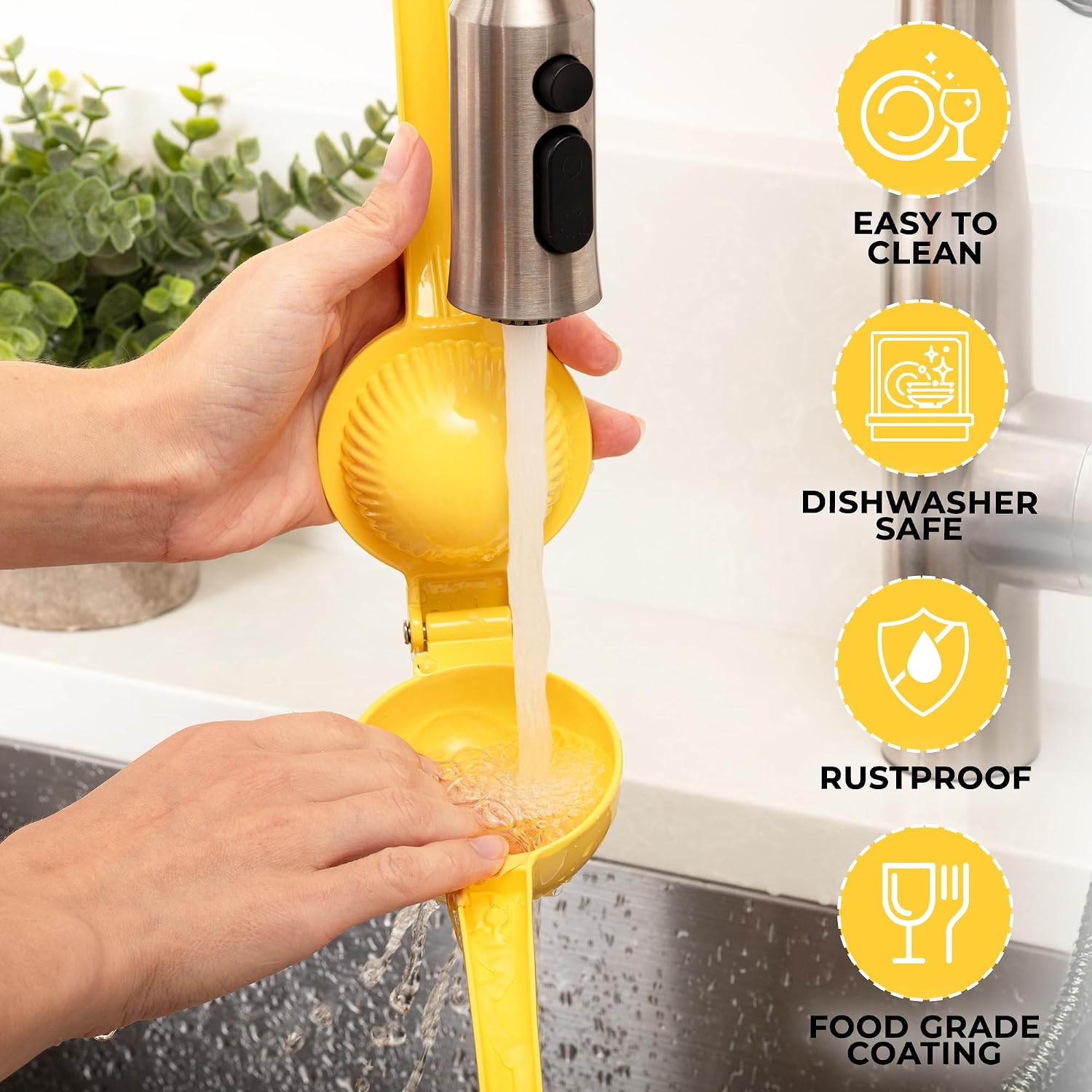 Thumbnail 6 de Zulay Kitchen Lemon Squeezer, Aluminum