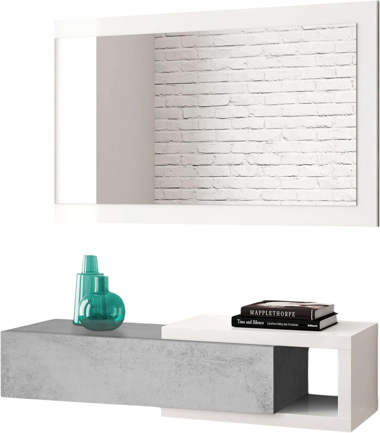 Detalle 2 de Habitdesign Noon mueble recibidor 95x19x26 cm