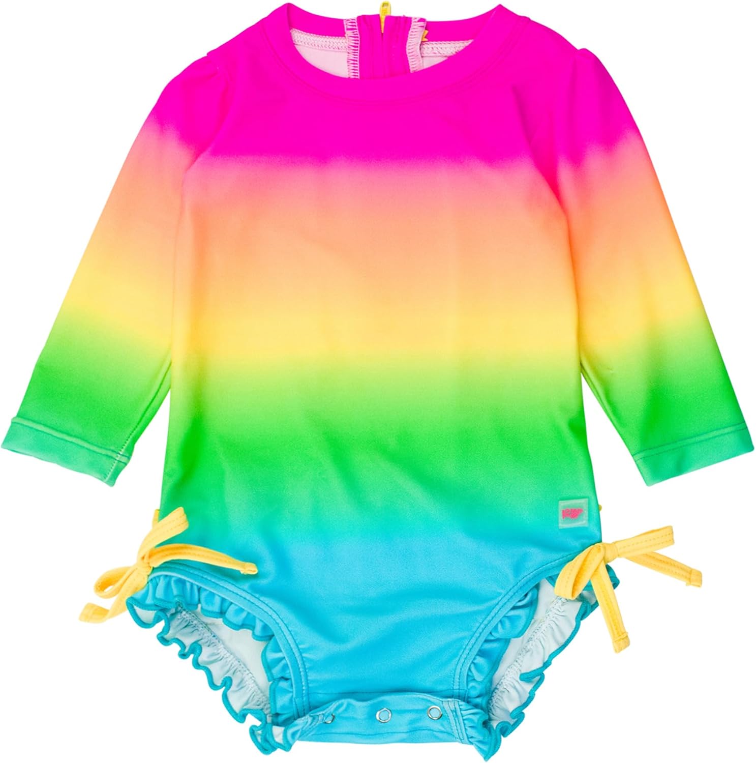 Thumbnail 4 de RuffleButts Floral Baby One-Piece UPF 50+