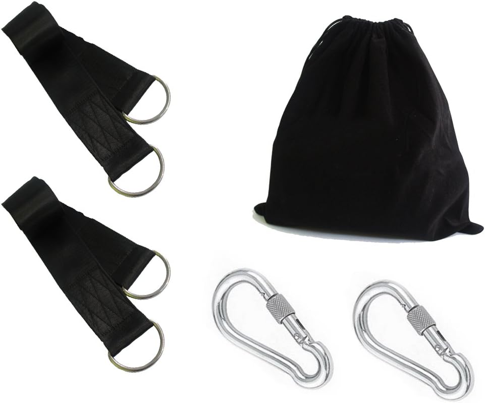 Thumbnail 6 de YELAIYEHAO Upgrade Welded Tree Swing Hanging Kit – 2 Straps & Snap Carabiners, 2100lbs total, Weatherproof, Easy Installation (2 PCS)