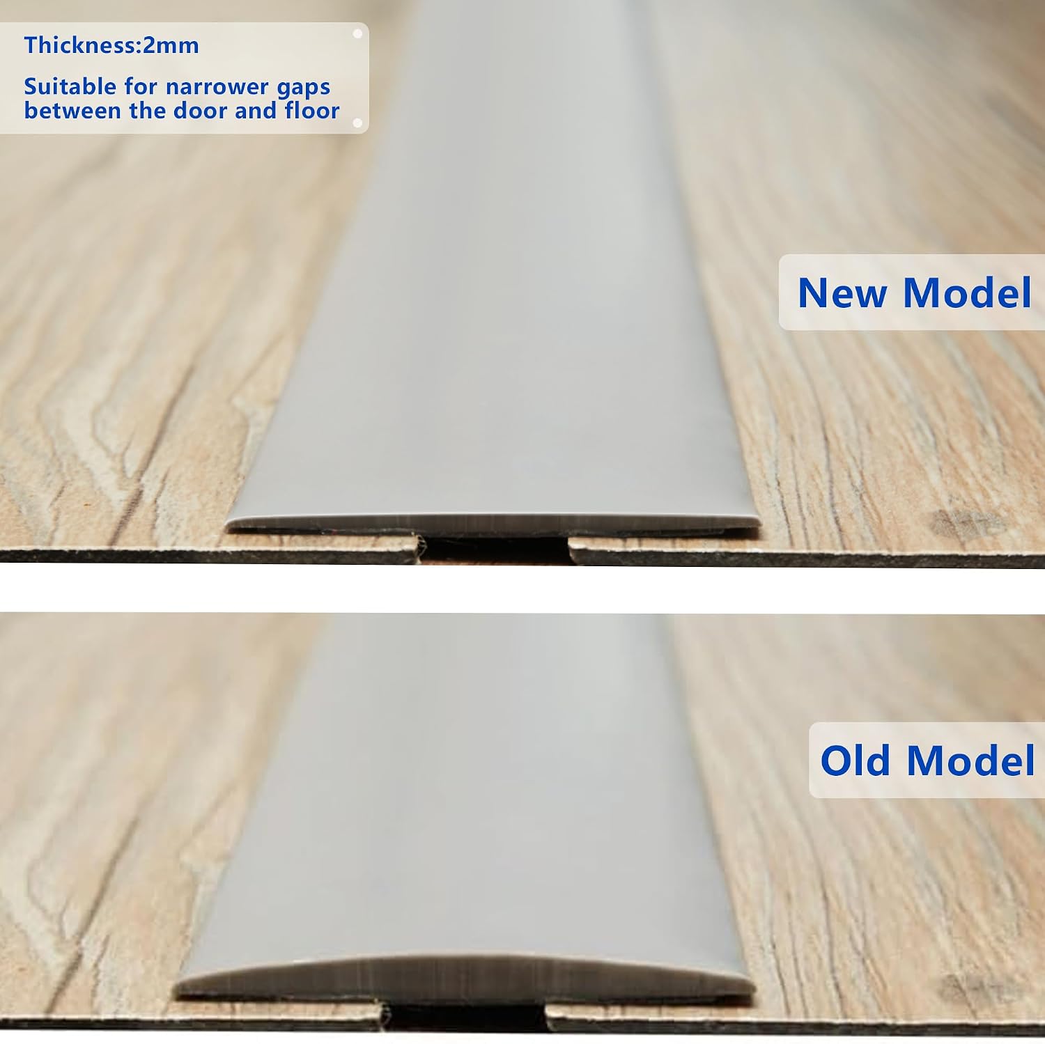 Detalle de PVC floor transition strip 2mm