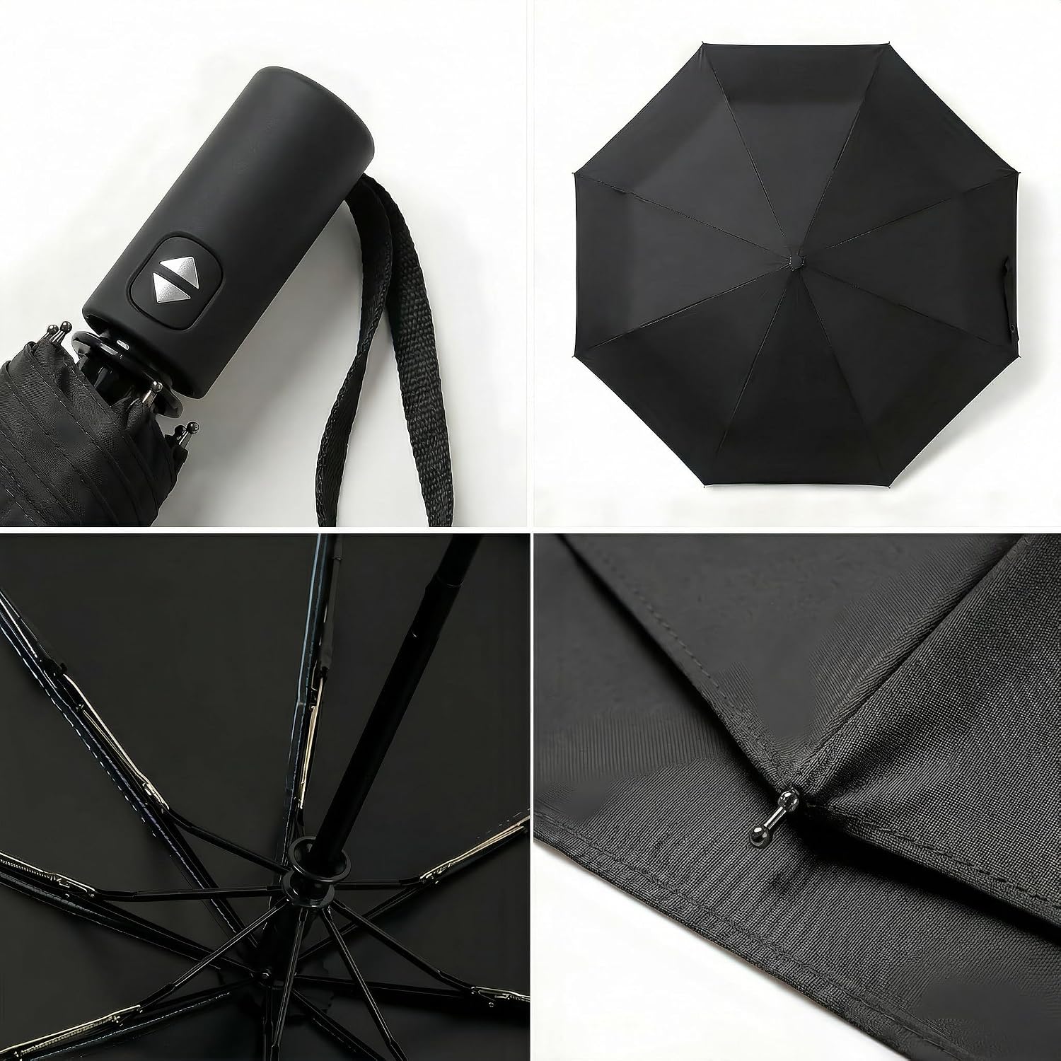 Thumbnail 3 de BAODINI Small UV Protection Travel Umbrella (UPF 50+), compact windproof rain & sun umbrella, 42 inch canopy