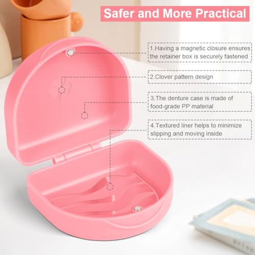 Thumbnail 2 de OFFCUP Porta protesi dentale con custodia igienica rosa 🪥