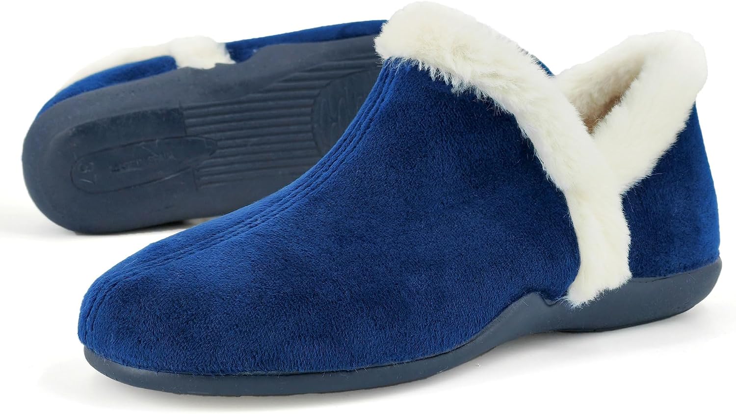 Thumbnail 3 de JOMIX damespantoffels in fluweel, ballerina-stijl voor de winter