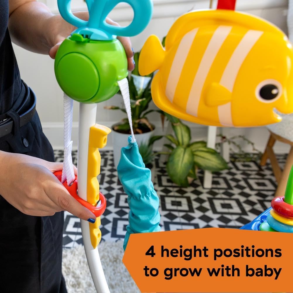 Detalle de Baby Einstein Neptune's Ocean Discovery Activity Jumper & Bouncer