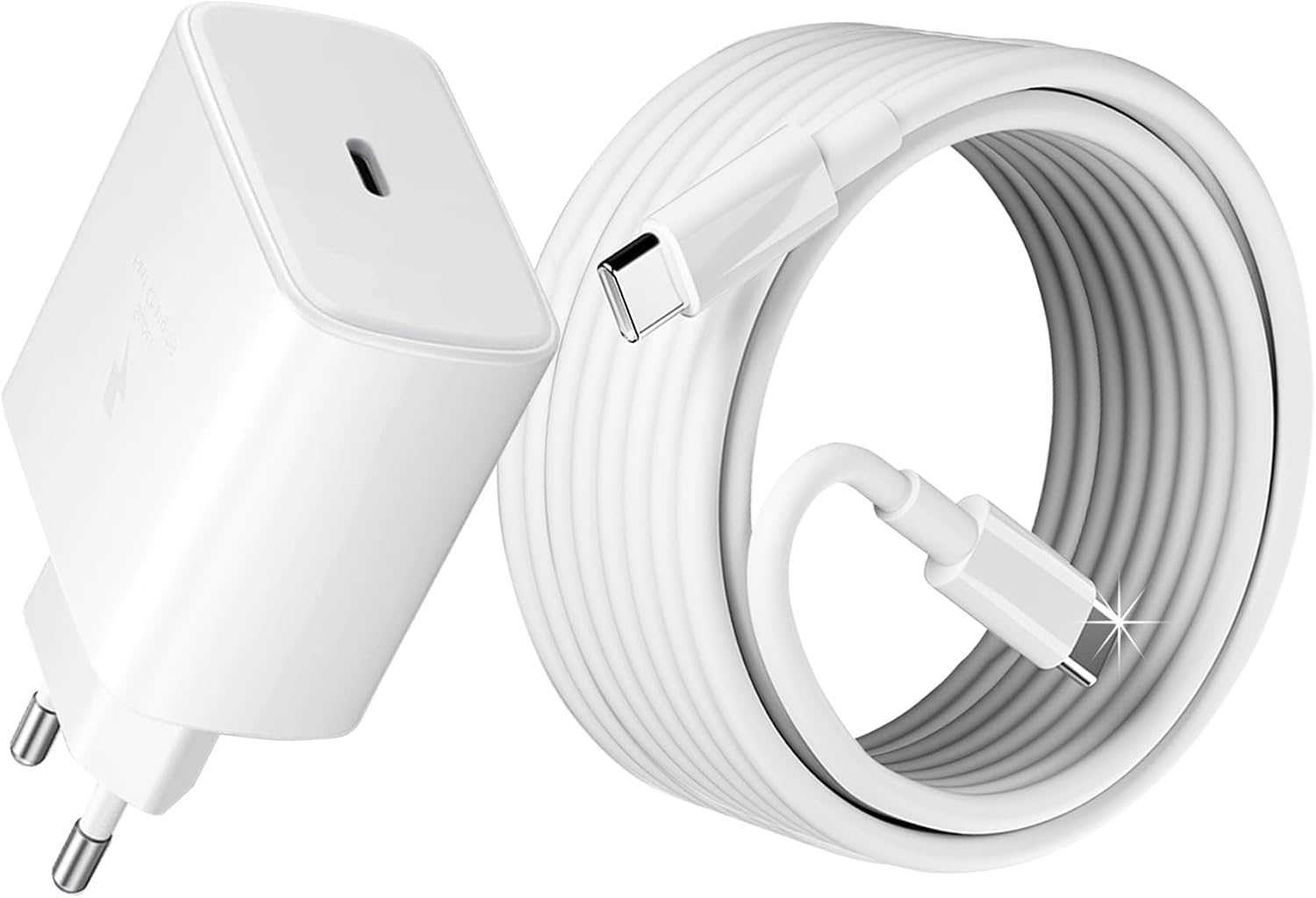 Detalle de Mijun 45 W USB-C-laddare med PD 3.0 och 2 m kabel