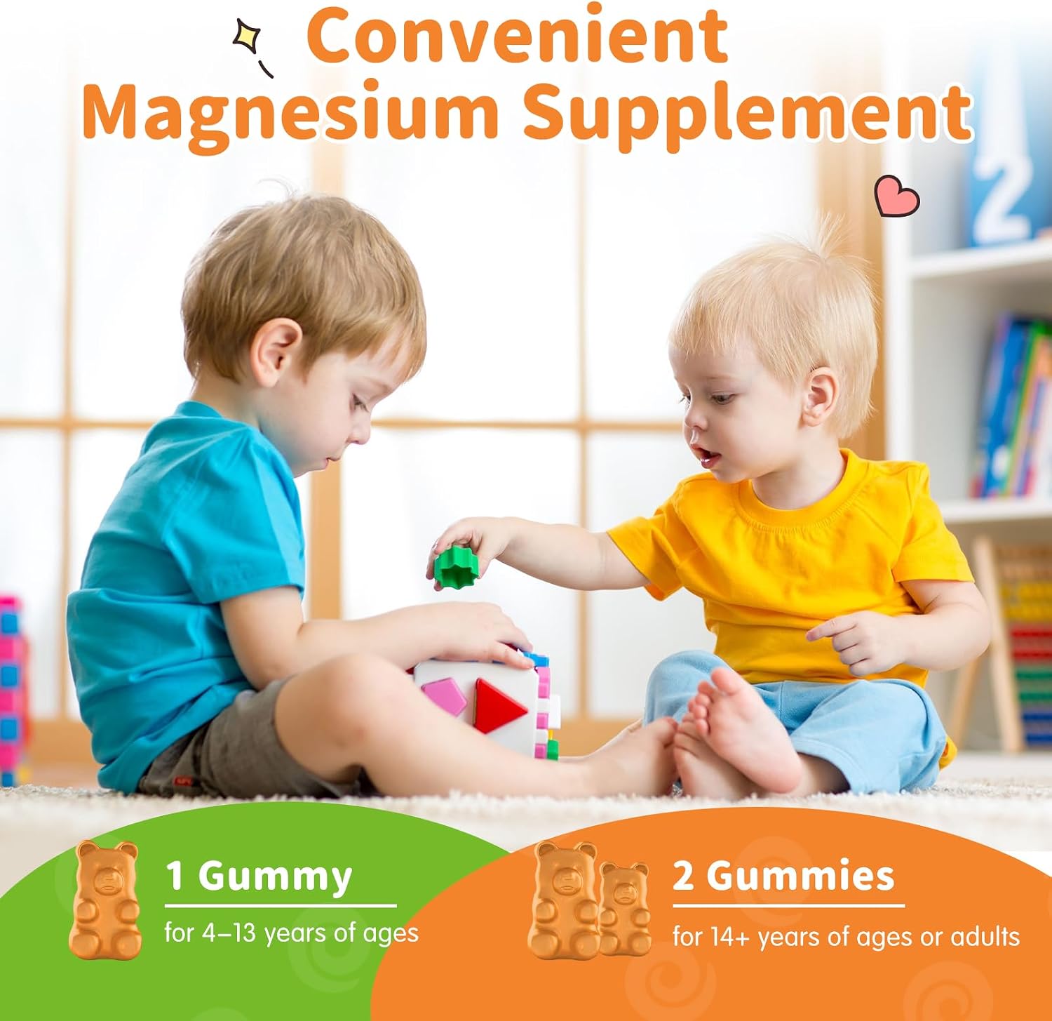 Detalle de ReviNutra Magnesium Gummies for Kids, 60 Count