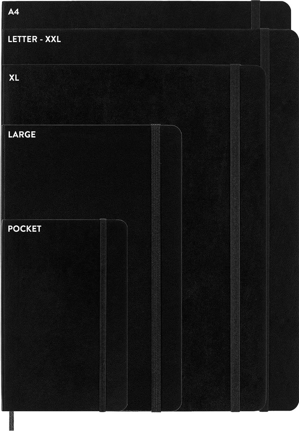 Thumbnail 6 de Moleskine Klassisches Notizbuch XL (19 x 25 cm) – schwarz, 192 Seiten mit weißen Blättern