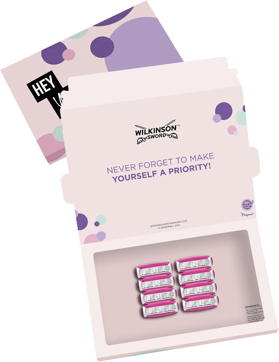 Detalle 2 de Wilkinson Sword Quattro For Women – Confezione 8 lame di ricambio per rasatura efficiente