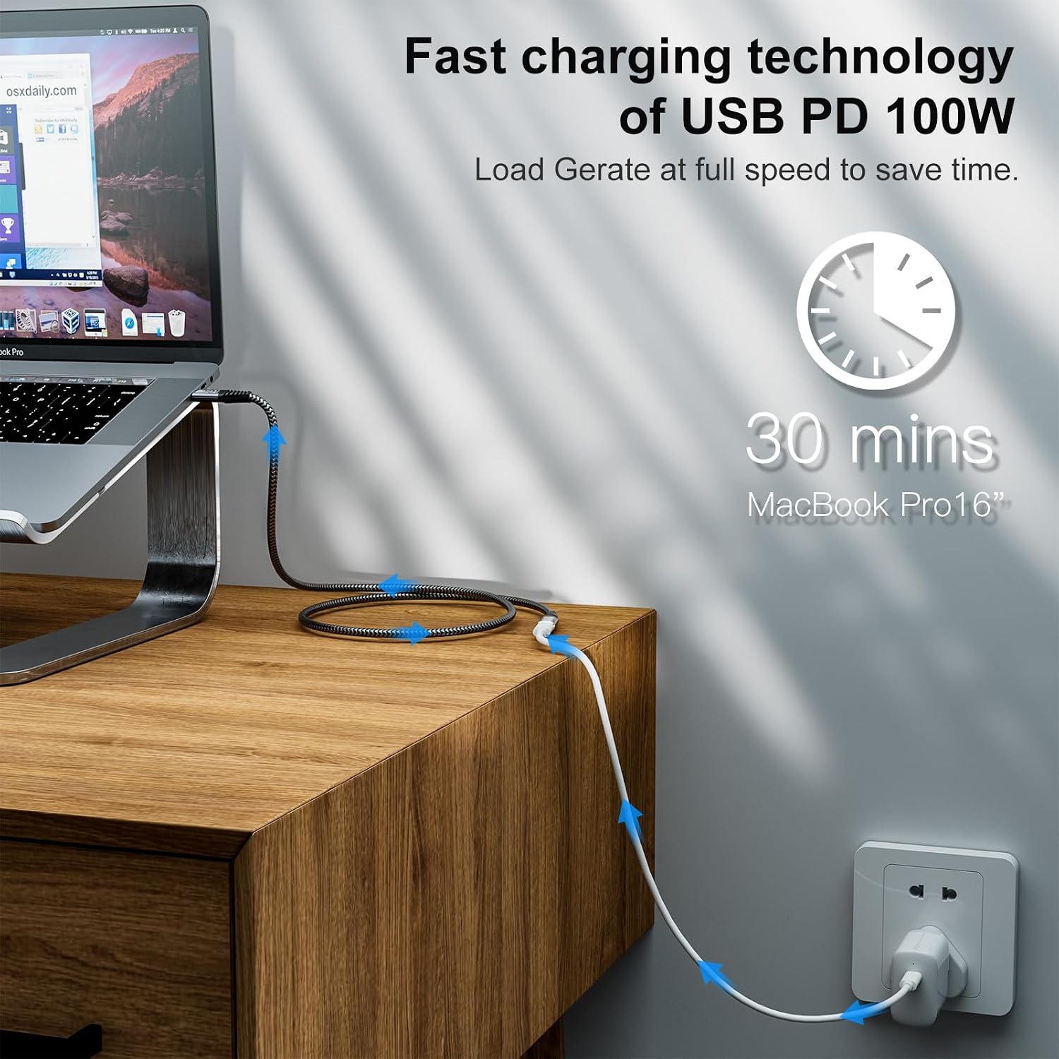 Detalle 2 de CAKOBLE C Verlängerung USB‑C 3 m