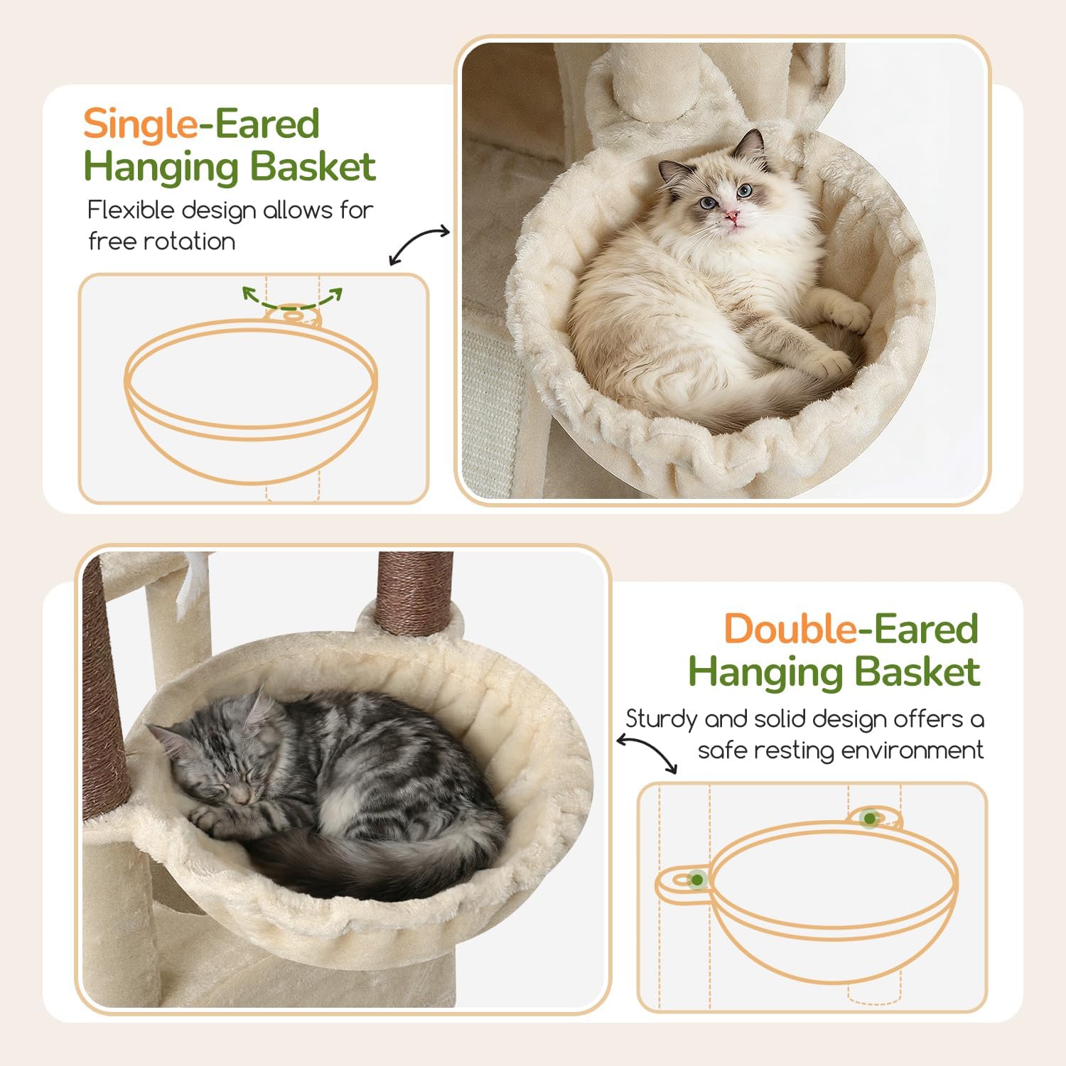 Detalle de Globlazer Cat Tree, 78 Inches