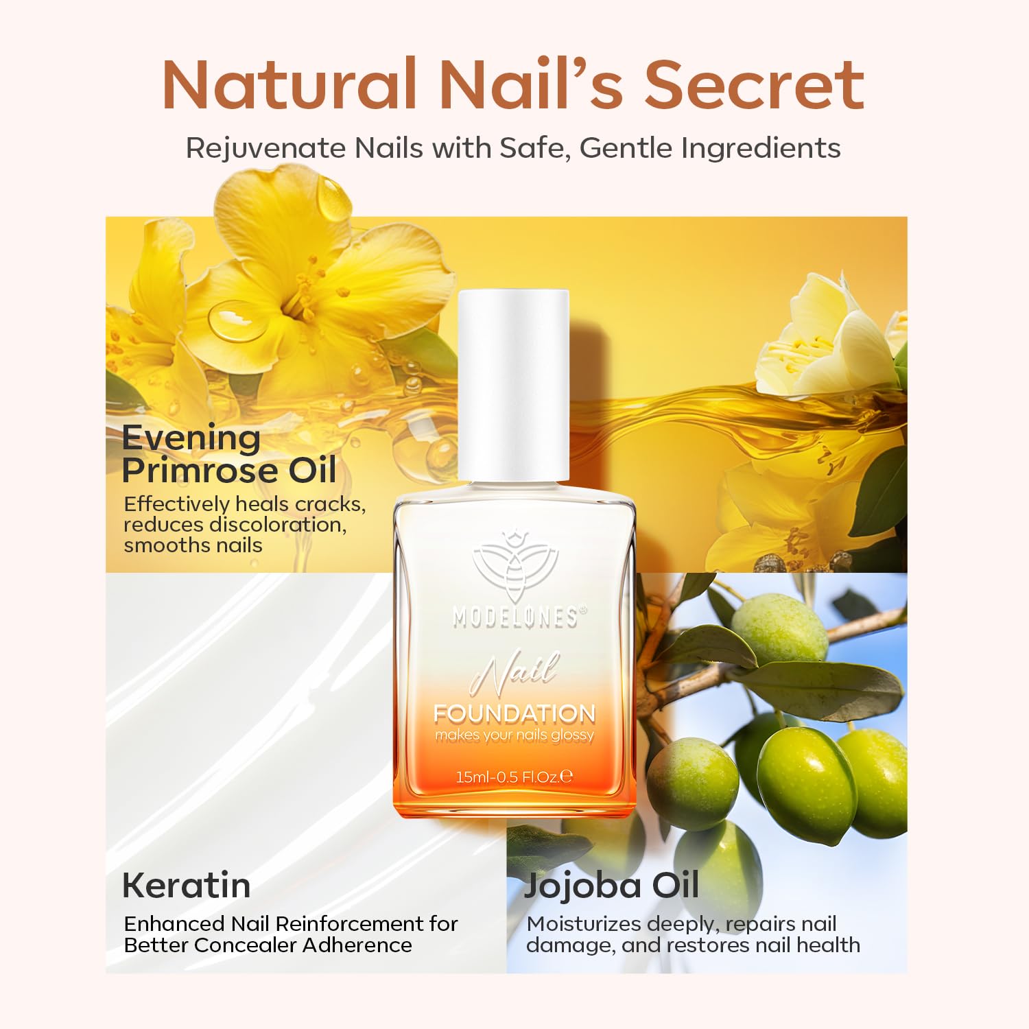 Thumbnail 5 de Modelones Nail Strengthener 15ml 💅