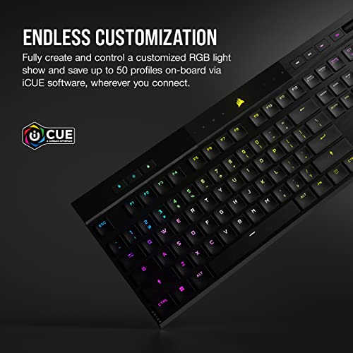 Thumbnail 8 de Corsair K100 AIR RGB Mechanical Gaming Keyboard – Ultra-Thin, UK Layout