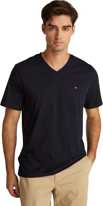 Detalle de Tommy Hilfiger Essential tee camiseta L Azul 1 unidad
