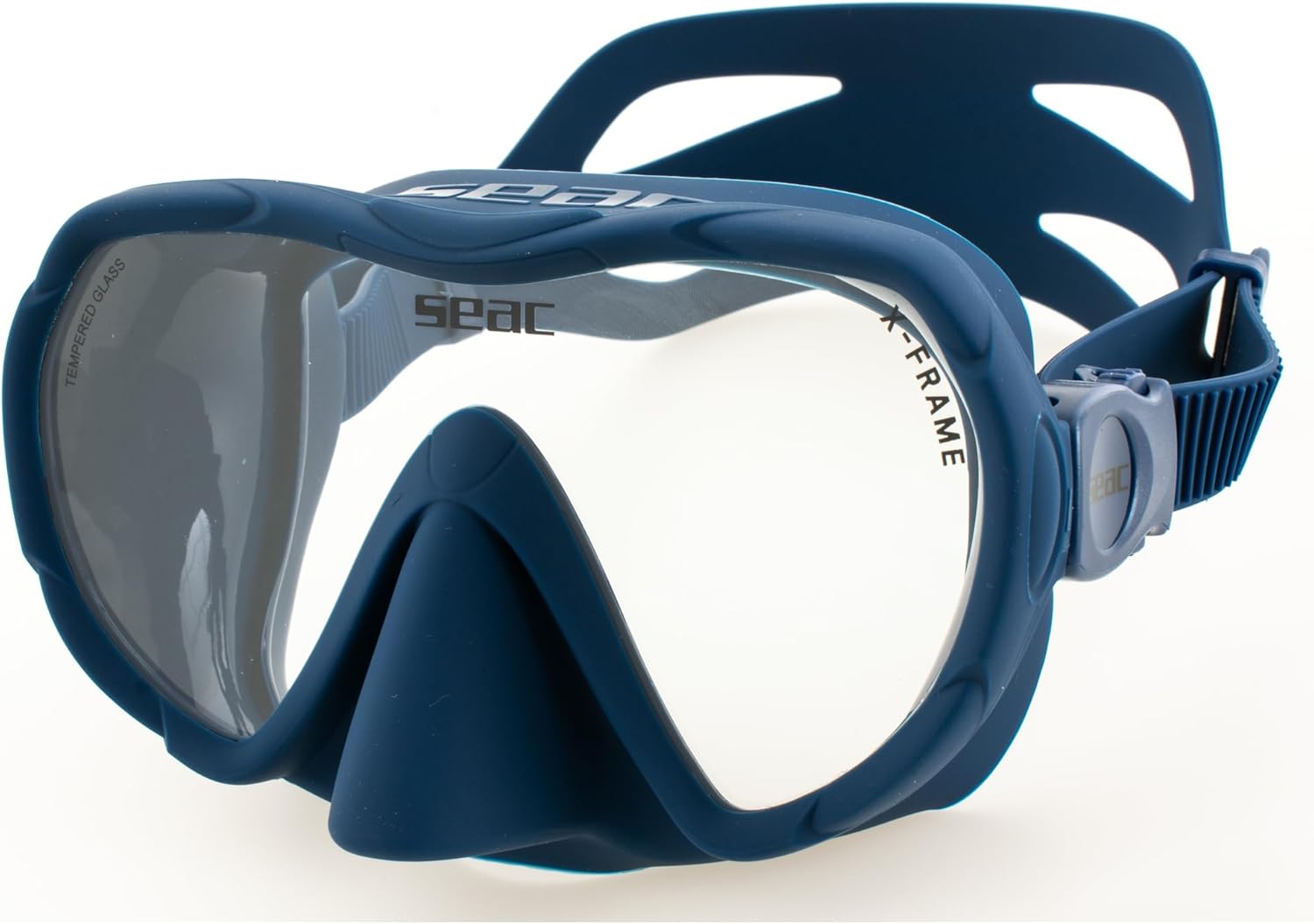Thumbnail 1 de SEAC X-Frame Masque de plongée sans cerclage en Silicone Mono-hublot avec verre trempé