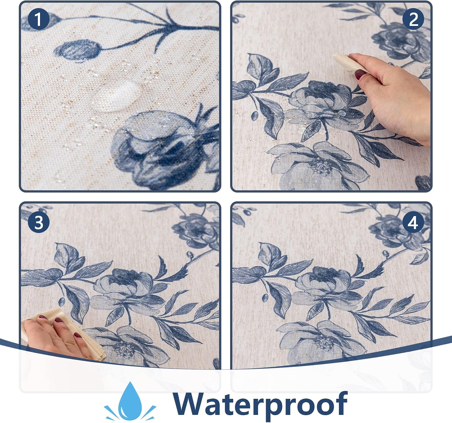 Detalle 2 de MYSKY HOME Rectangle Tablecloth 60 x 84 in