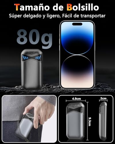 Thumbnail 5 de Scaldamani Ricaricabile Magnetico 2 in 1, scaldamani powerbank 3 livelli