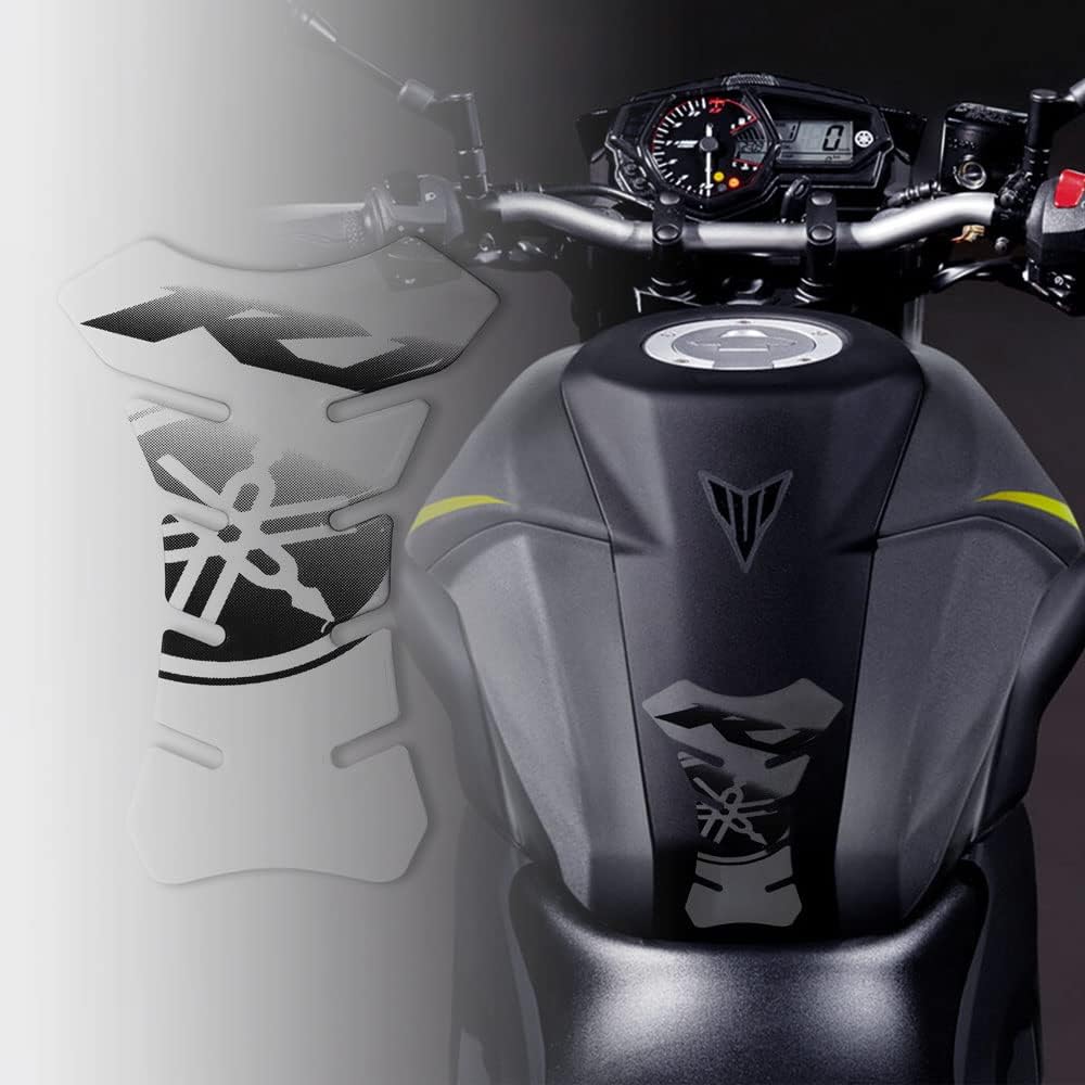 Detalle de 4R Quattroerre.it 18144 Protezione Serbatoio Adesivo 3D per Yamaha R1, Trasparente