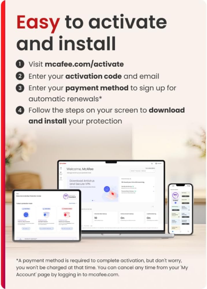 Thumbnail 6 de McAfee AntiVirus Virus Protection Software 2026 for 1 PC | Auto-Renews