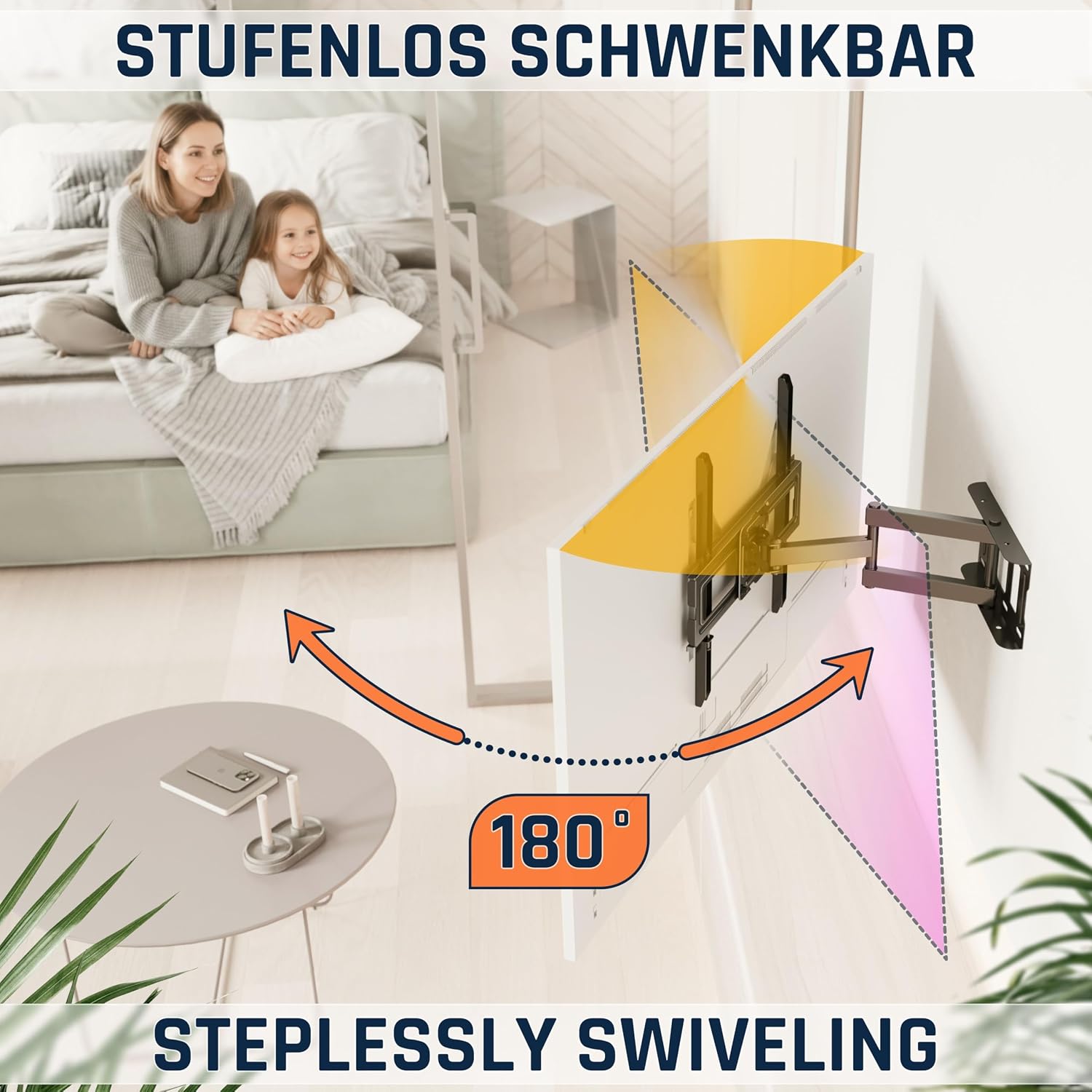 Thumbnail 2 de RICOO S5144 TV Wandhalterung 40–65 Zoll