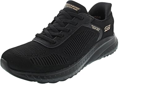 Thumbnail 3 de Skechers Femme Bobs Squad Chaos Current Muse Slip-In ENTRAINEUSE, noir textile, taille 38