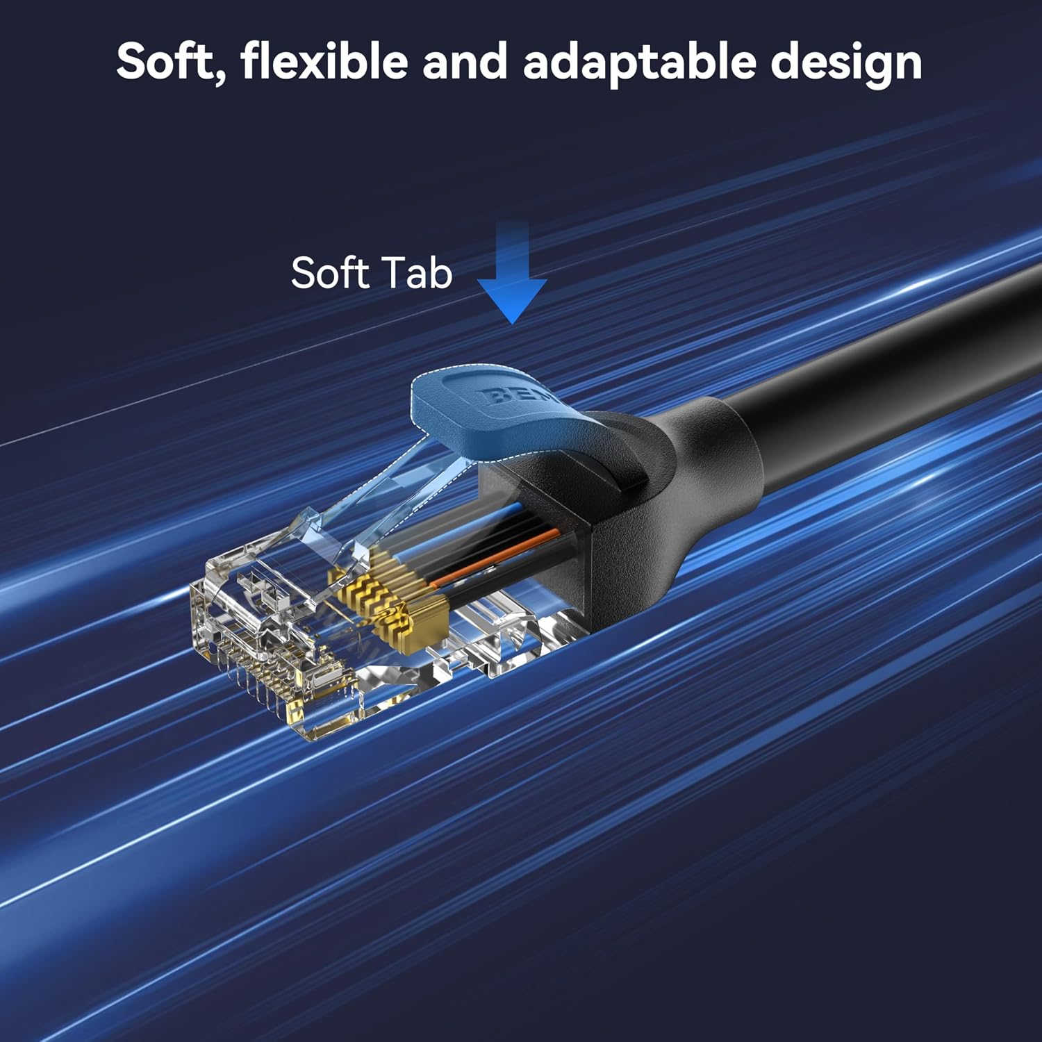 Thumbnail 3 de BENFEI cavo Ethernet Cat 6 da 3 m, fino a 10 Gbps e 250 MHz con connettori RJ45