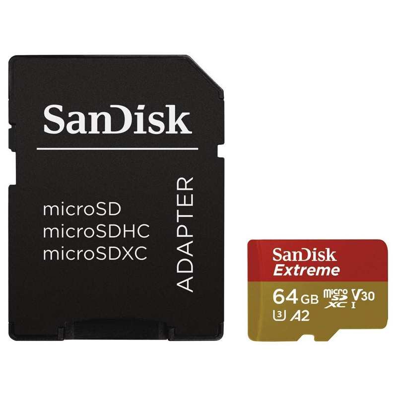Detalle 2 de SanDisk Extreme microSDXC 64 GB UHS-I, Clase 3 y hasta 160 MB/s