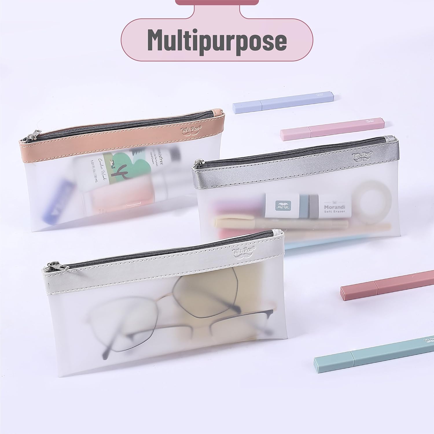 Thumbnail 6 de Mr. Pen Clear Pencil Pouch, 8.50 x 4.25 in