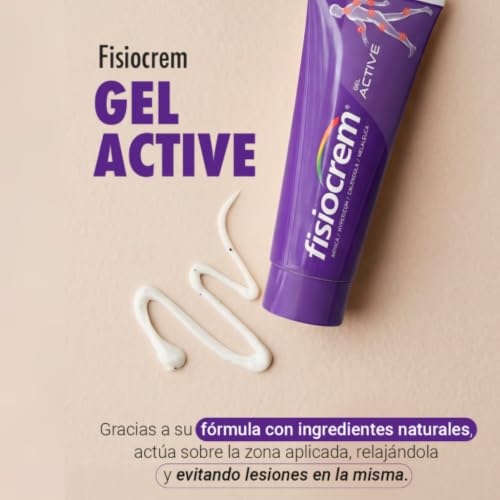 Detalle 2 de FISIOCREM Gel Active 200 ml: gel de masaje para preparar y recuperar músculos y ligamentos