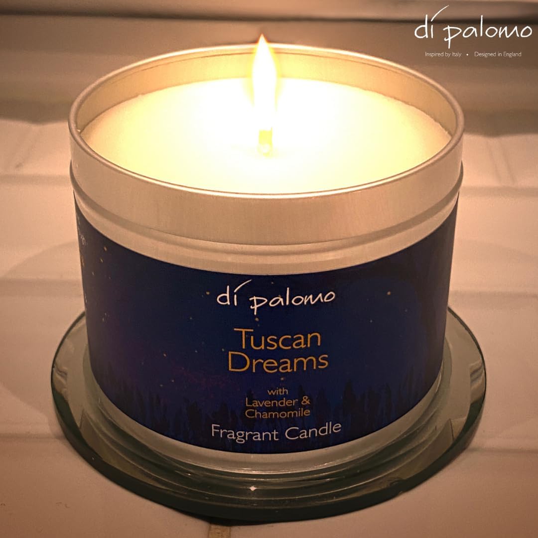 Thumbnail 3 de Di Palomo Tuscan Dreams Tin Candle (200g) – lavender & chamomile scented candle