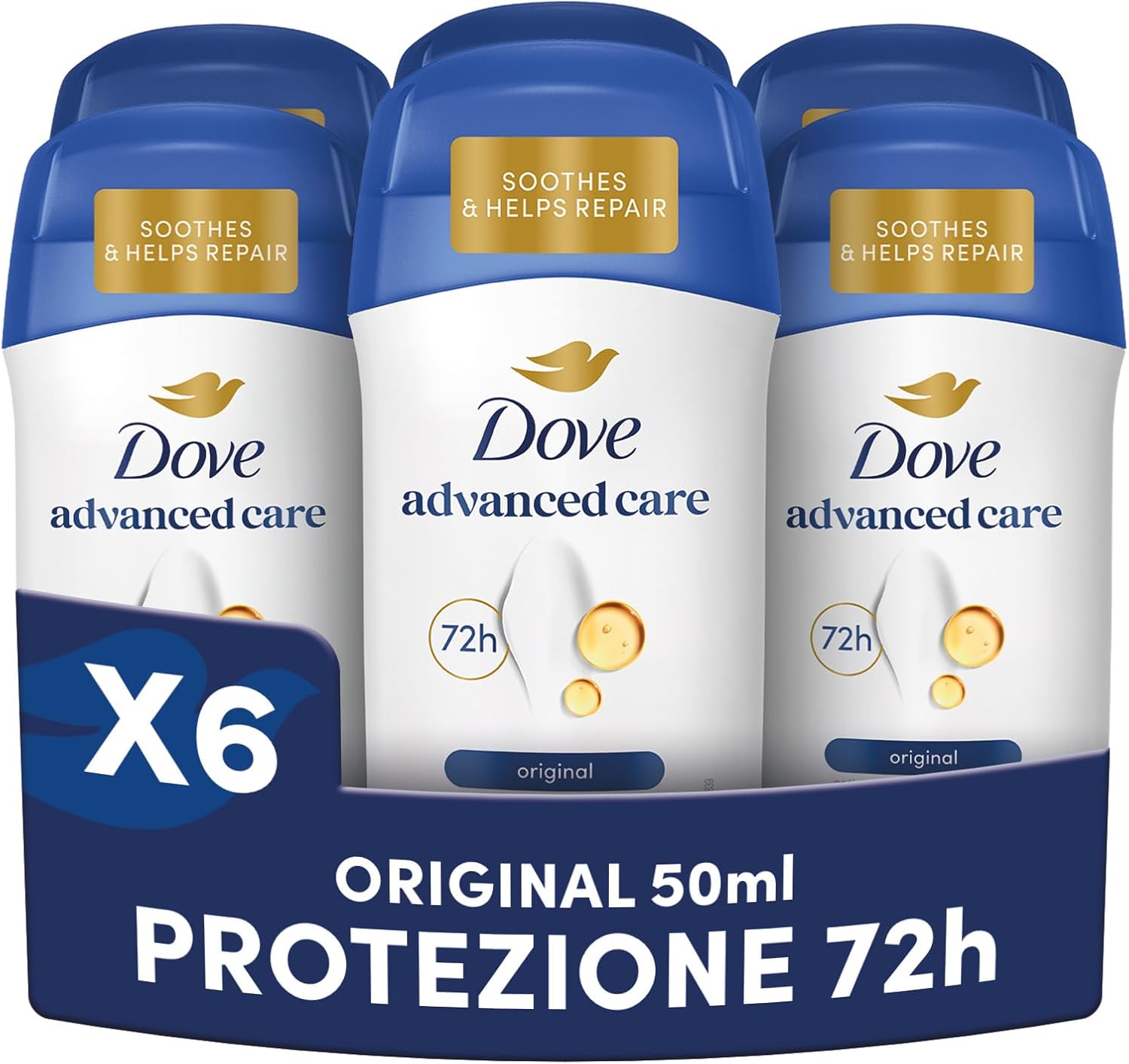 Dove Deodorante Stick Original 6×50 ml