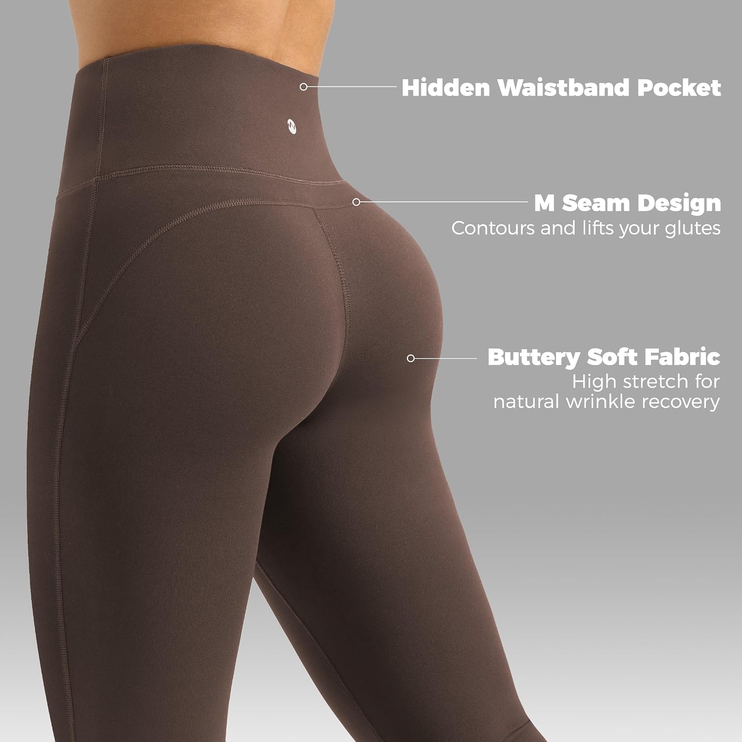 Detalle 2 de WILLIT Flared Leggings 77 cm hohe Taille