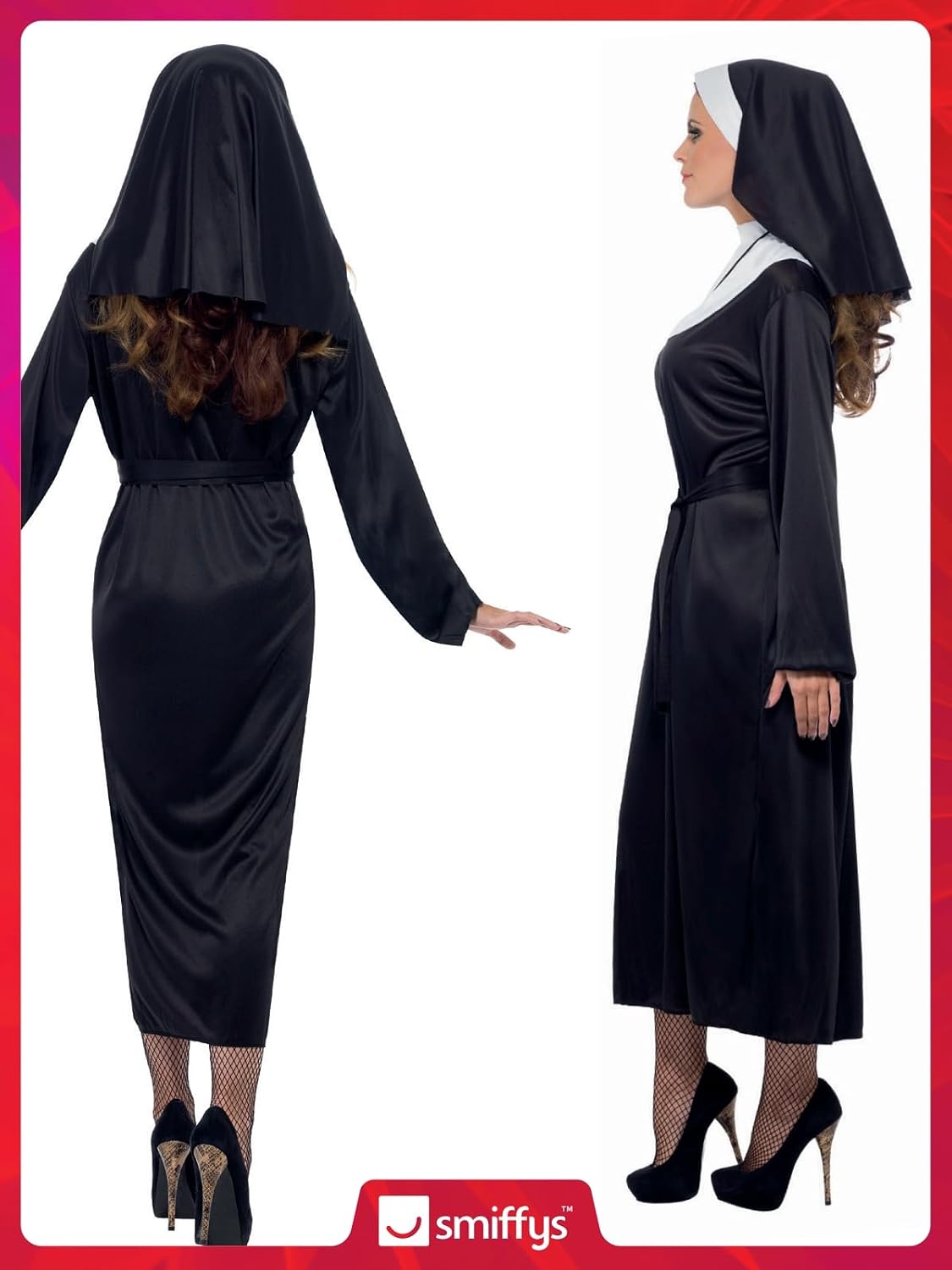 Thumbnail 5 de Smiffys Nun Costume Dress 40-42" Bust