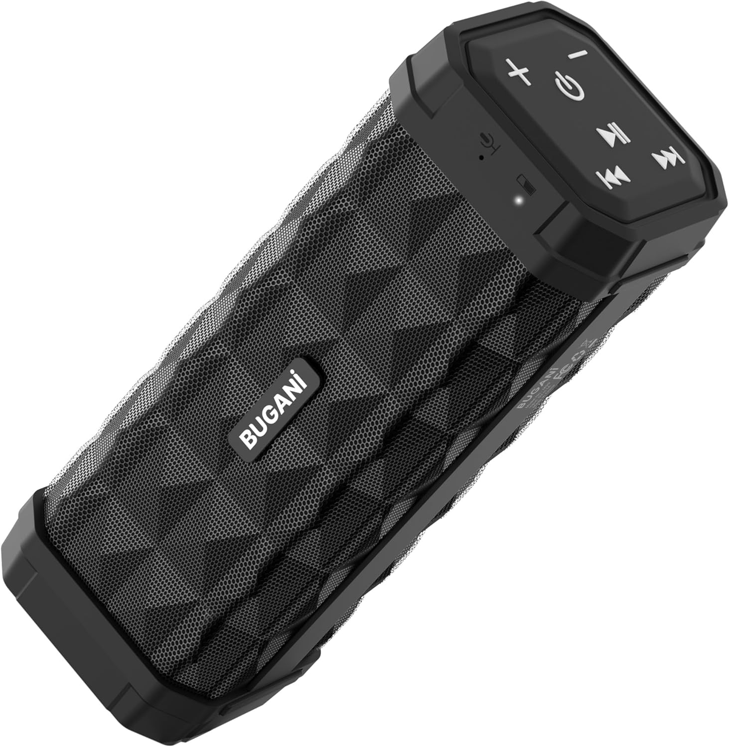 Detalle de BUGANI Bluetooth Speaker: Portable Wireless Speaker with 24-Hour Run Time and IPX5 Durability
