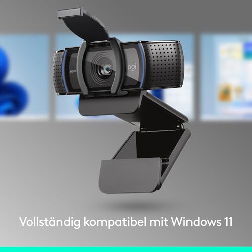 Detalle de Logitech C920s HD PRO Webcam – Full-HD-Videoqualität mit privater Abdeckung
