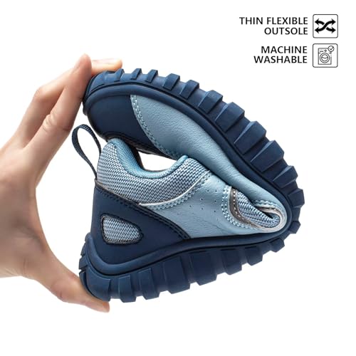 Detalle 2 de HOBIBEAR Zapatos barefoot para mujer con caja de dedos ancha y suela flexible para senderos y gimnasio