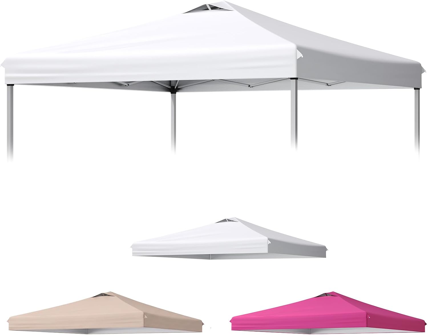Detalle de Quictent CV1203 10x10 Replacement Canopy Top with Air Vent, UV Protection