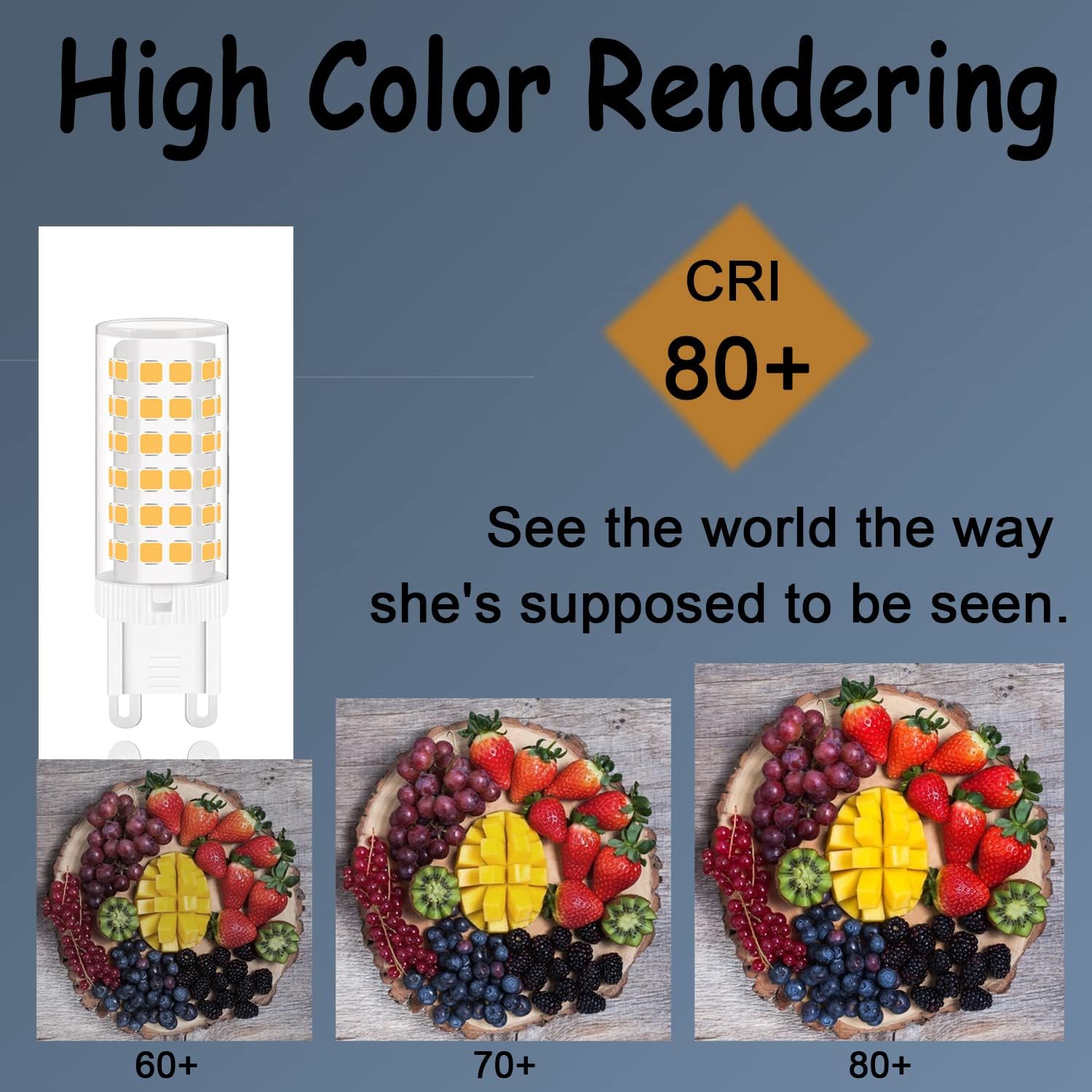 Thumbnail 1 de TIAFELNGLY G9 LED Warmweiß 7W (Warmweiss) – 360° und Ersatz für Halogen, 10er Pack