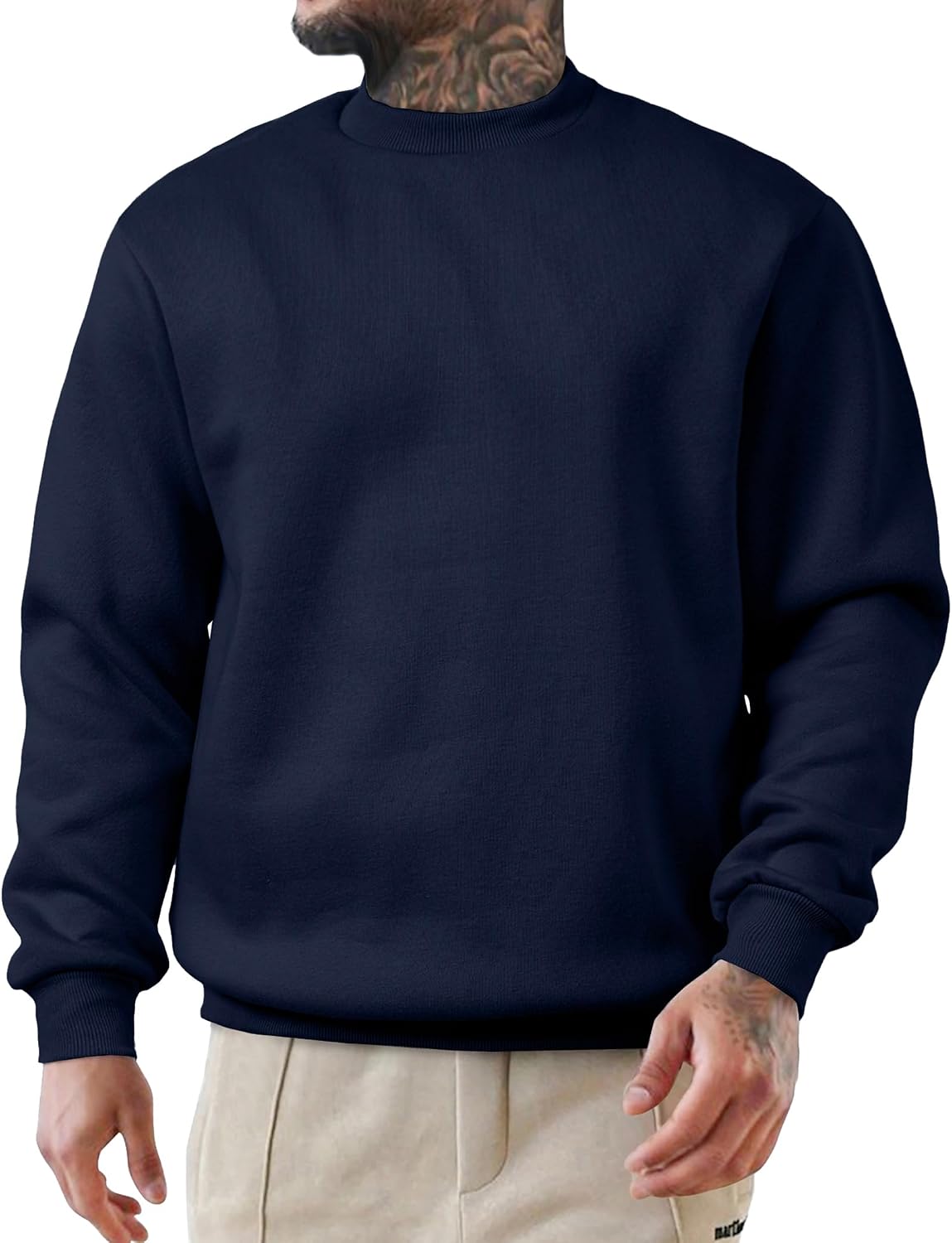 Detalle de JMIERR Sweatshirt Herren Rundhals Baumwolle