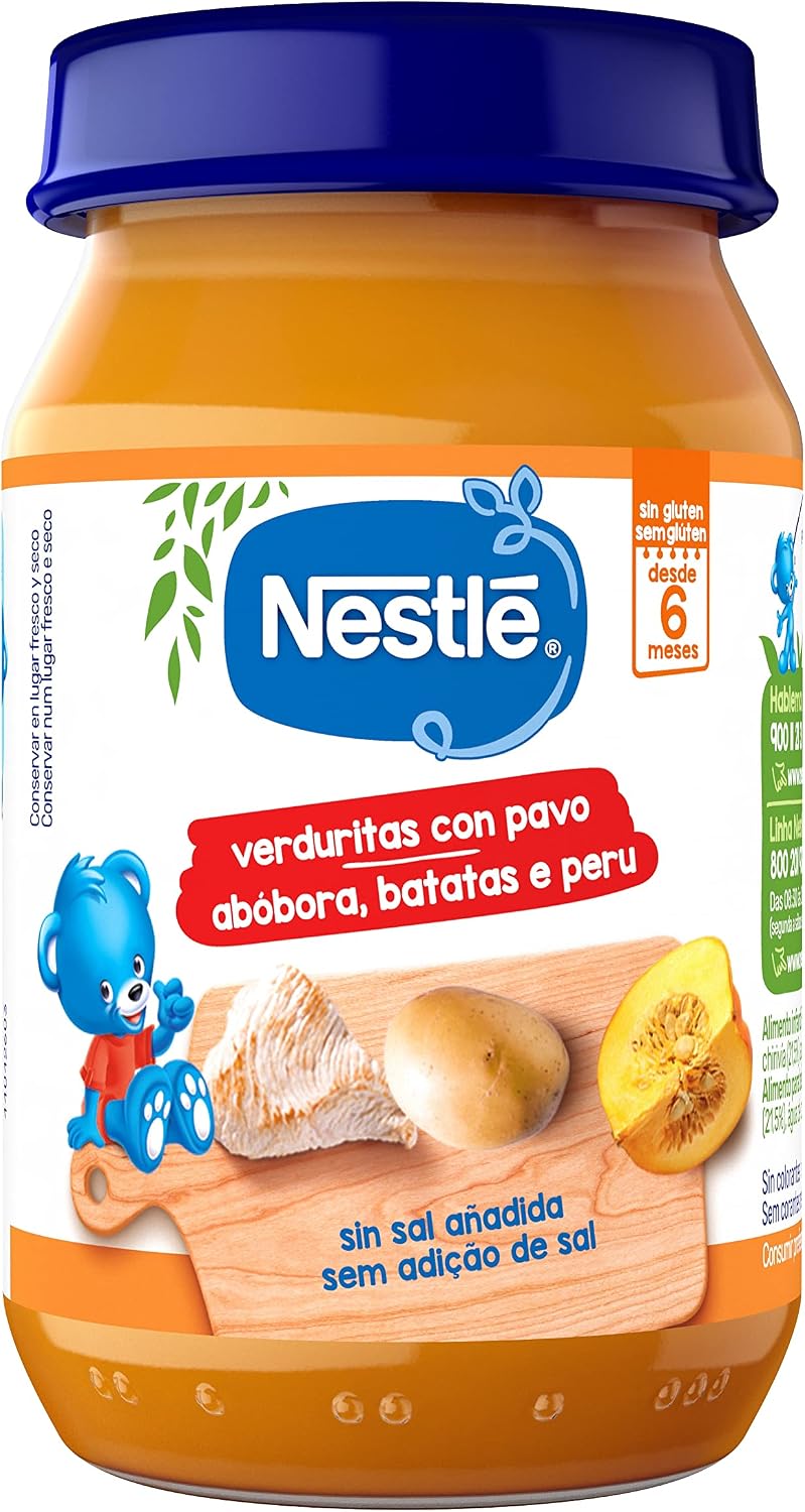 Detalle 2 de Nestlé Verduritas con Pavo 6x190g 🦃